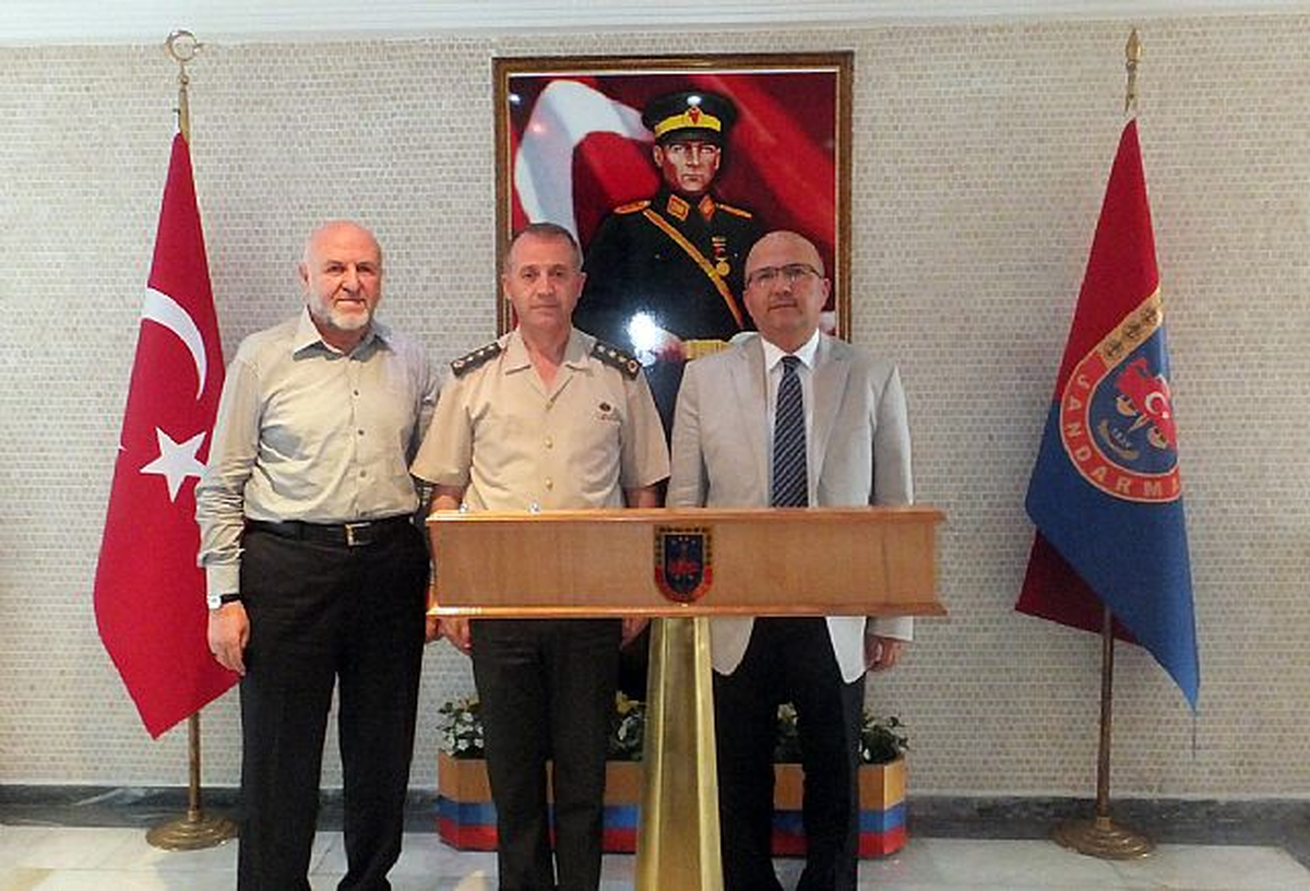 Jandarma Komutanı Topçu´ya Ziyaret