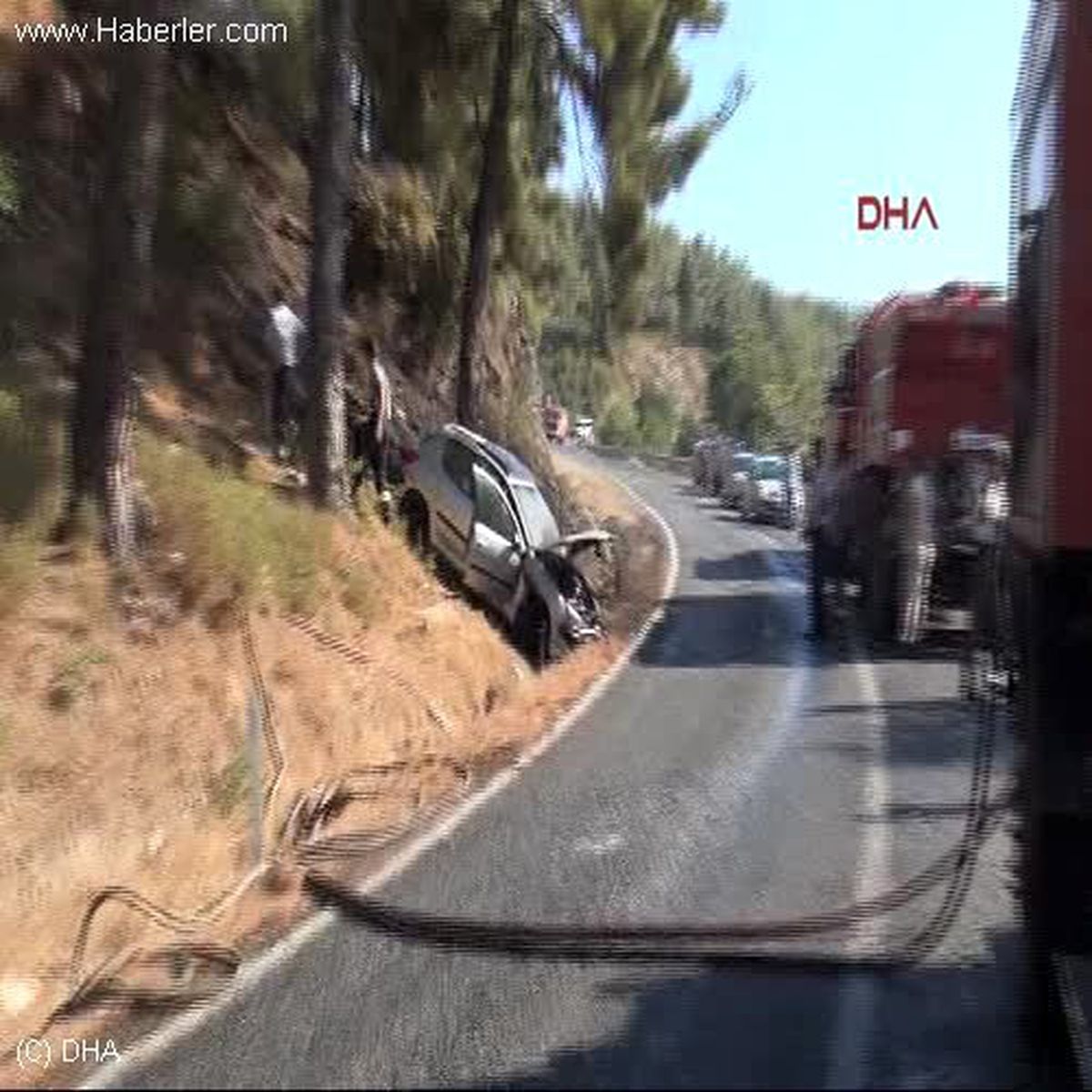 Meryem Ana Evi Yolunda Korkutan Yangın