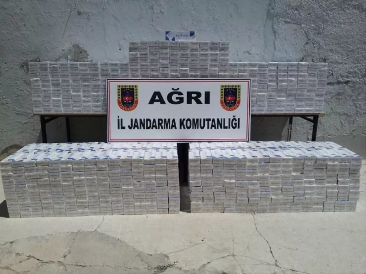 Ağrı\'da Kaçak Sigara Operasyonu