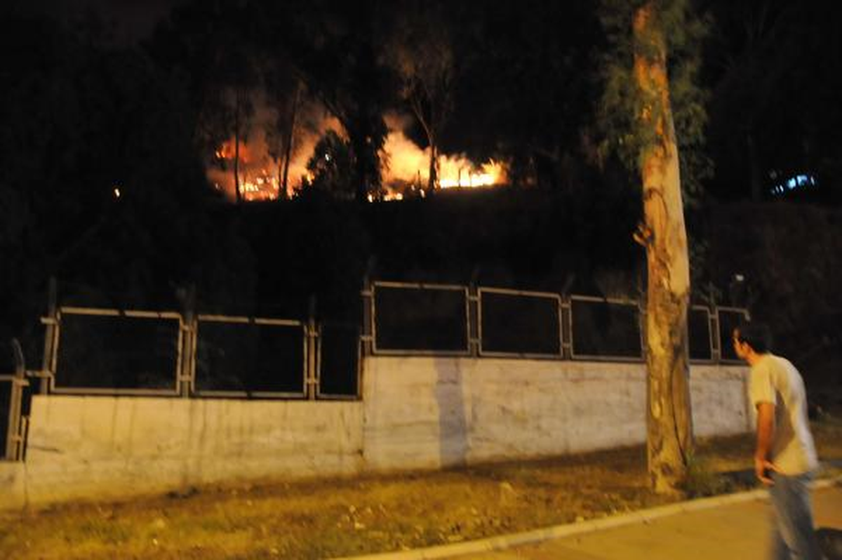 Askeri Alanda Yangın