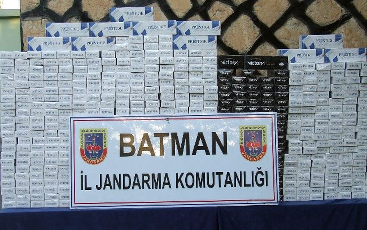 Batman\'da Kaçak Sigara Ele Geçirildi