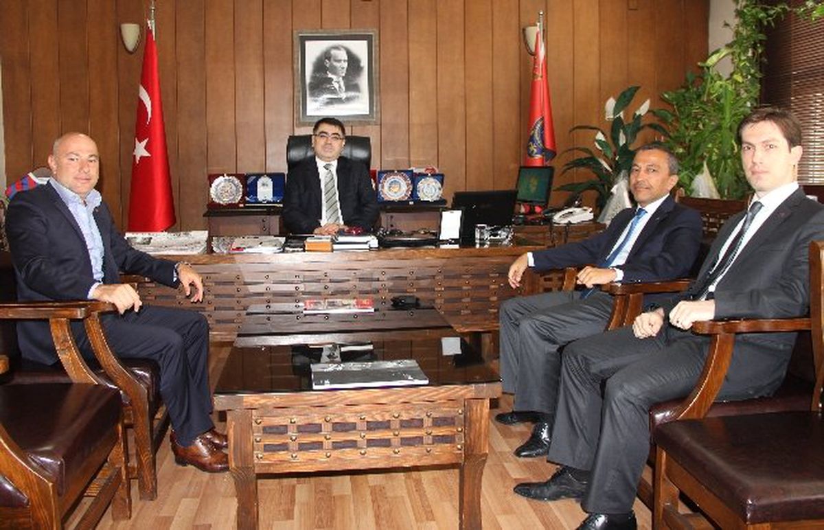 Karabüskpor\'dan Emniyet Müdürü Keskin\'e Nezaket Ziyareti