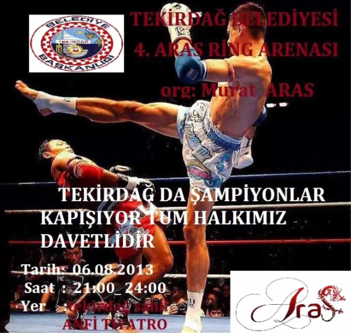 Tekirdağ Belediyesi\'nden Kick Boks Gösterisi