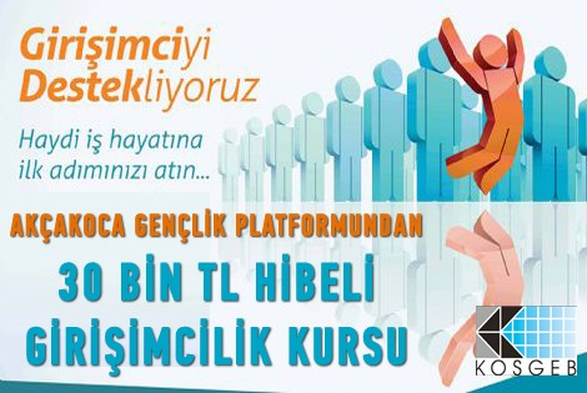 Akçakoca\'da 30 Bin TL Hibeli Girişimcilik Kursu