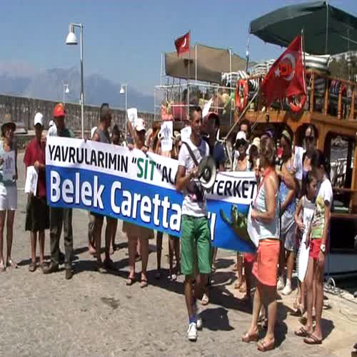 Antalya Caretta Caretta İçin Eylem Yaptılar