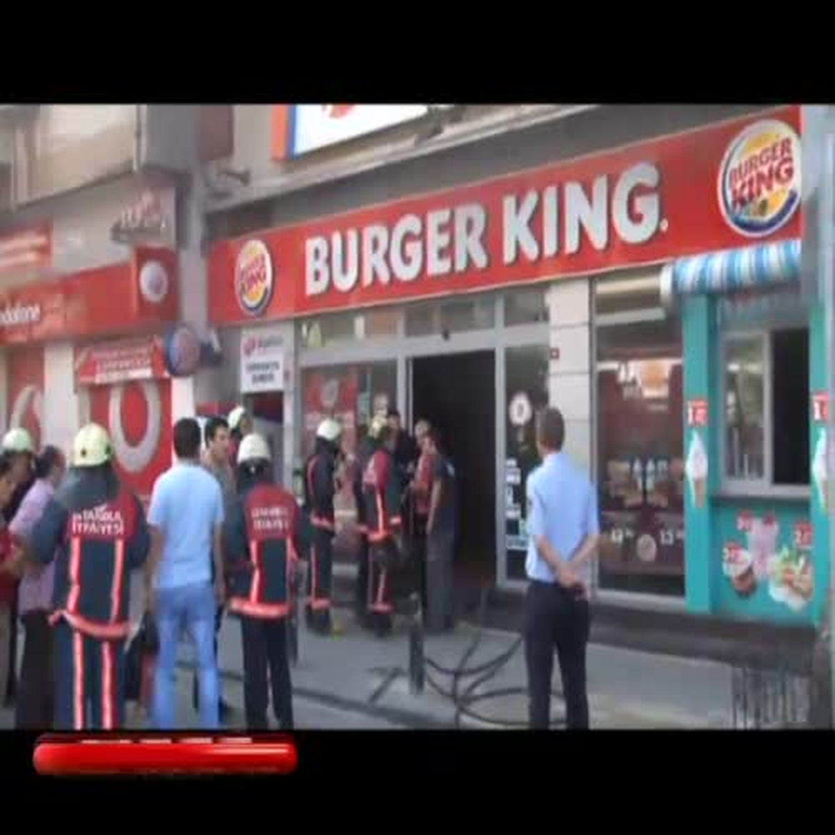 Restoranda Yangın Paniği