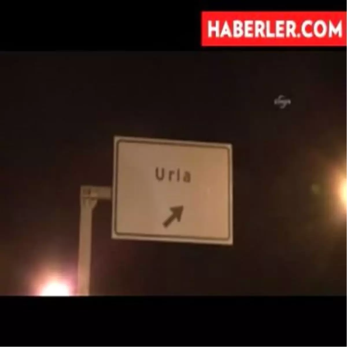 Urla\'daki Orman Yangını