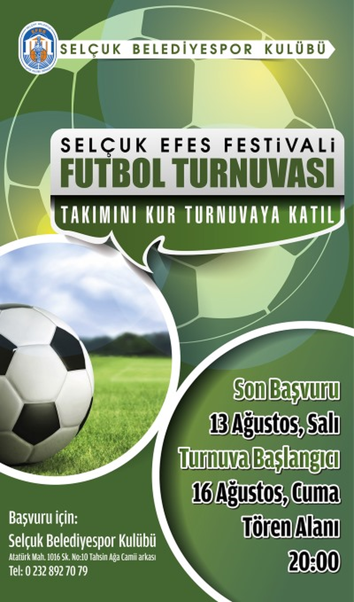 Futbol Turnuvası Başlıyor