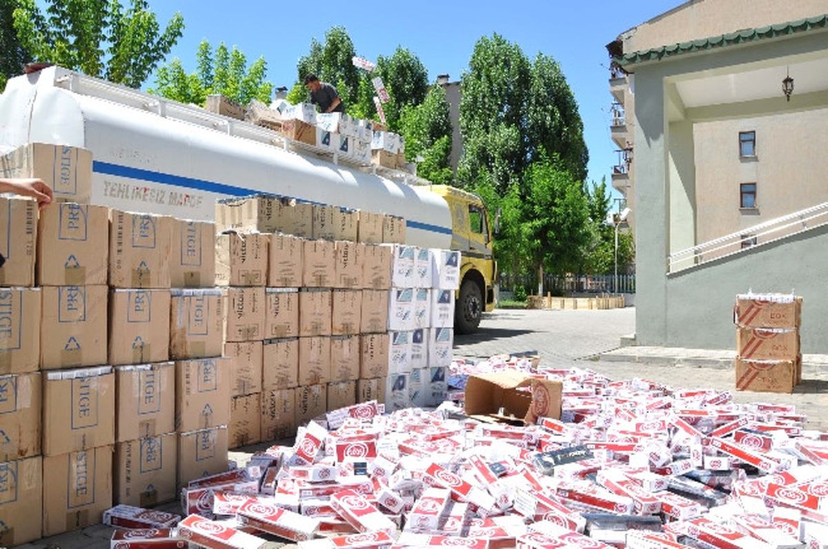 75 Bin Paket Kaçak Sigara Ele Geçirildi