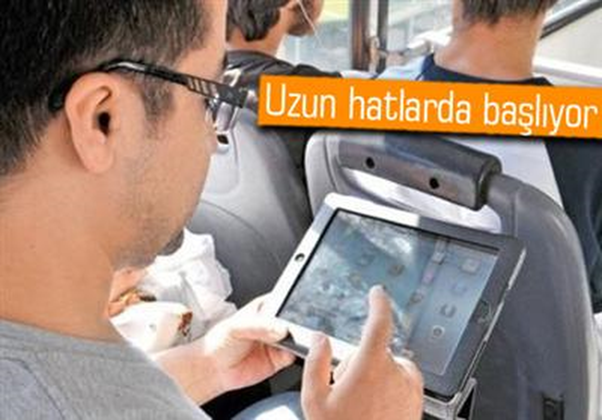 Otobüslerde Bedava İnternet Dönemi