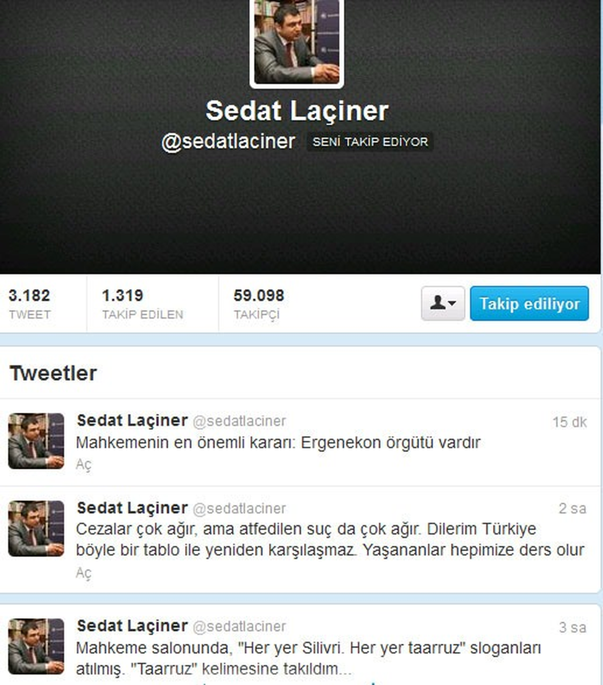 Rektör Laçiner\'den Ergenekon Yorumu
