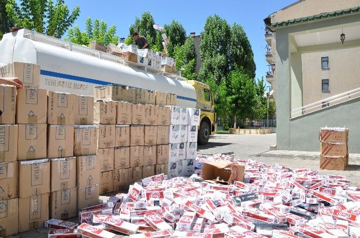 Su Tankerinde Sigara Kaçakçılığı