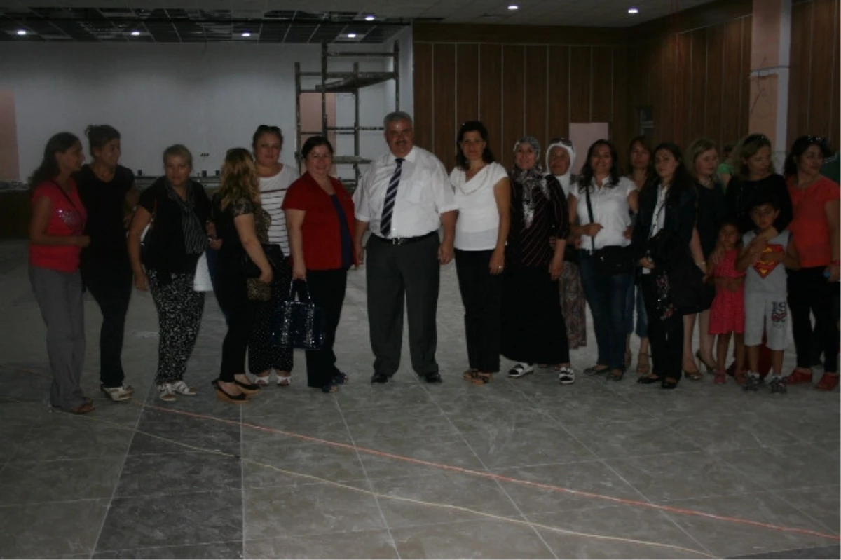 AK Parti Zonguldak Milletvekili Ulupınar Yeni Yapılan Düğün Salonunu İnceledi