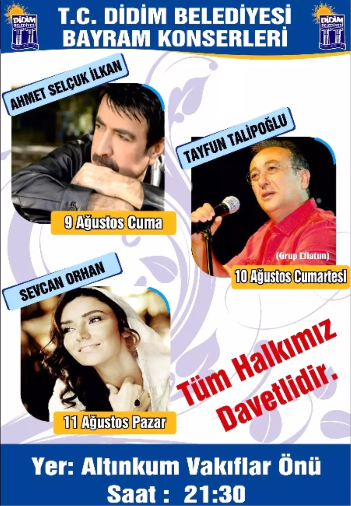 Didim Belediyesi\'nden Bayram Konserleri