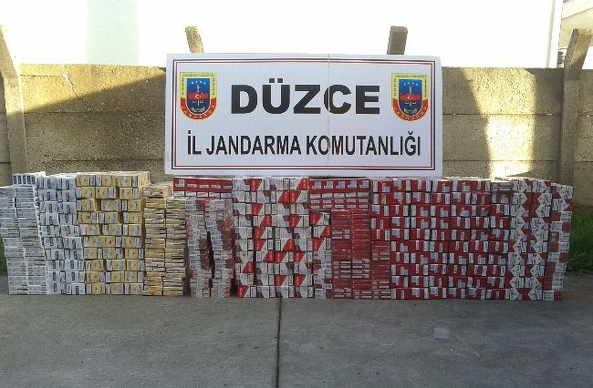 Düzce\'de Kaçakçılık Operasyonu