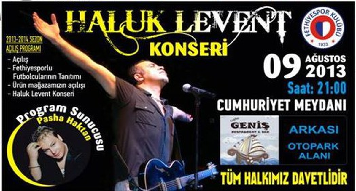 Fethiyespor Oyuncularını Haluk Levent ile Tanıtacak