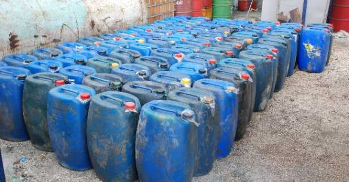 Gölbaşında Bin Litre Kaçak Mazot Ele Geçirildi