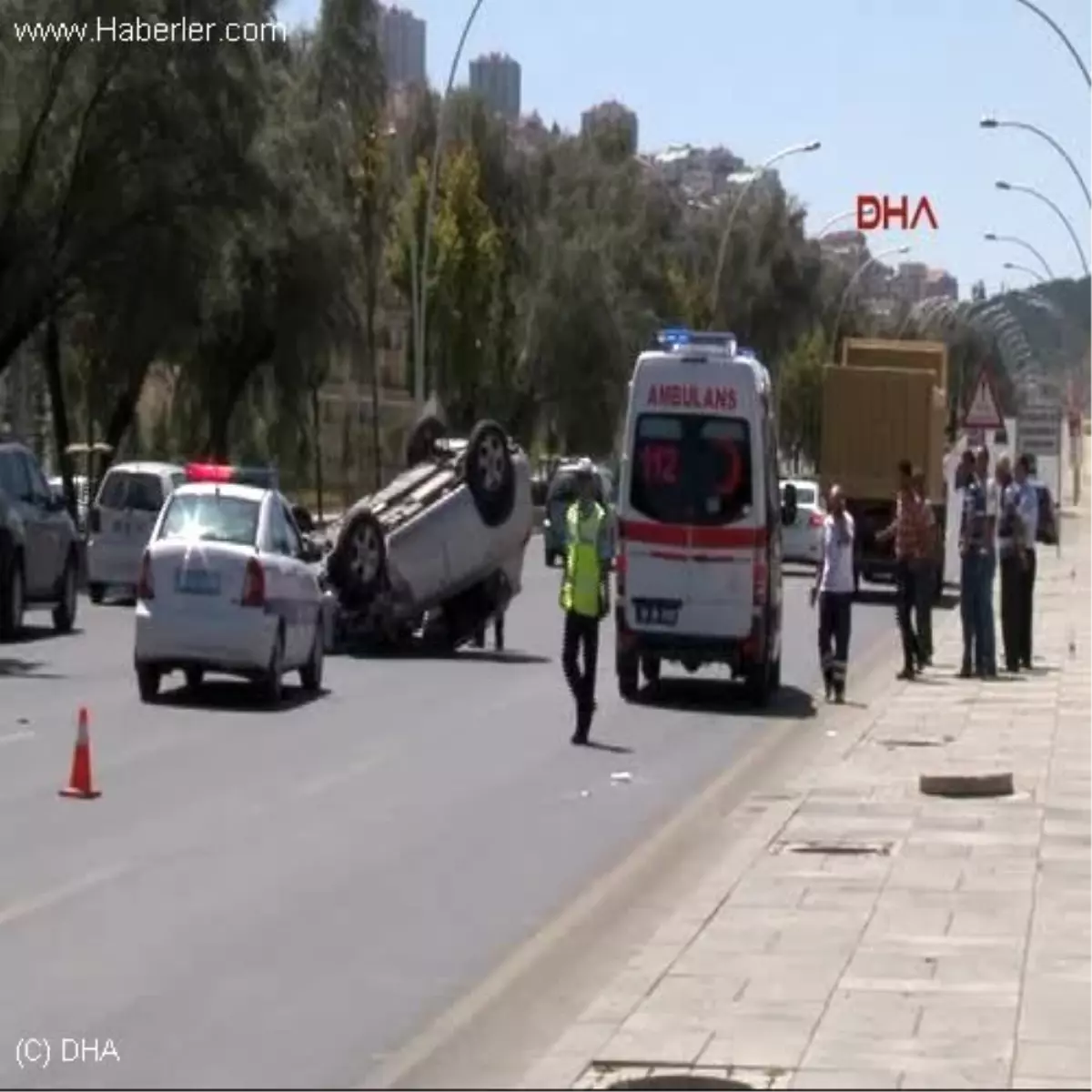 Habertürk Ekibi Kaza Yaptı