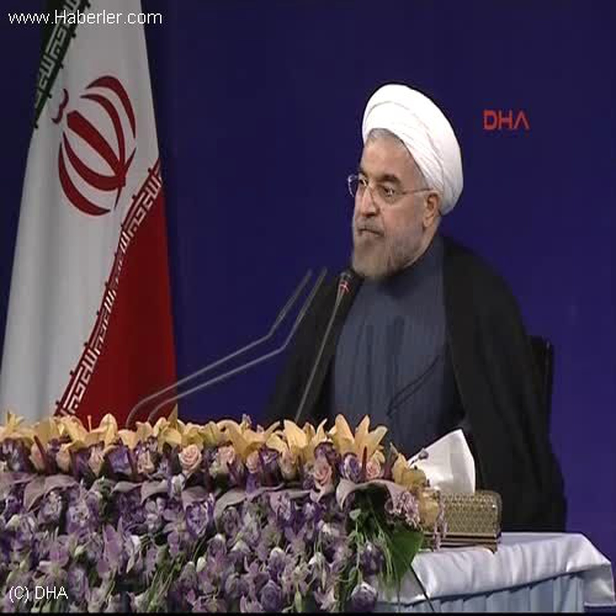 İran Cumhurbaşkanı Ruhani Nükleer Sorunu Çözmekte Kararlı Olduklarını Söyledi