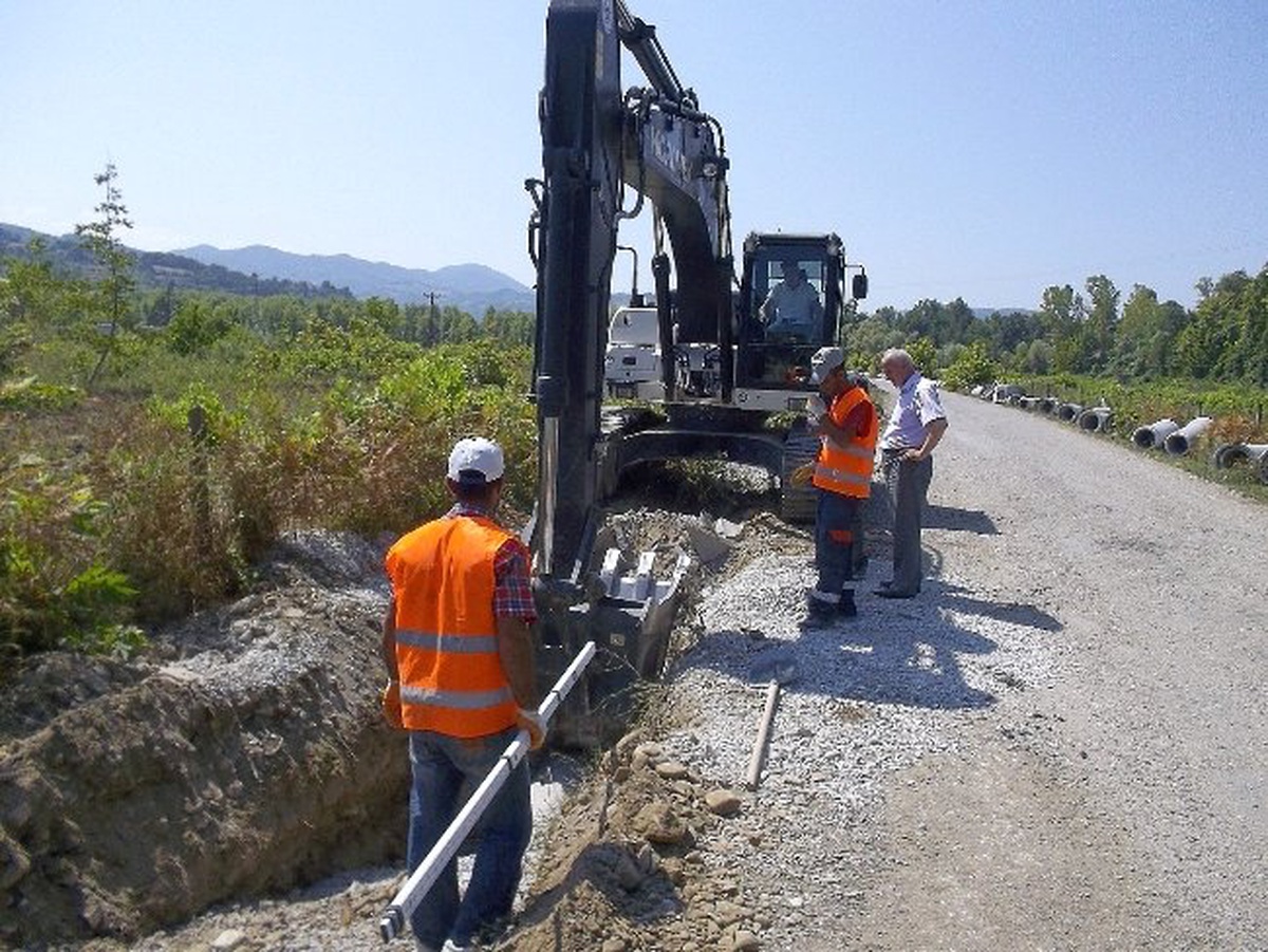 Kozcağız\'da Proje Tüm Hızıyla Sürüyor