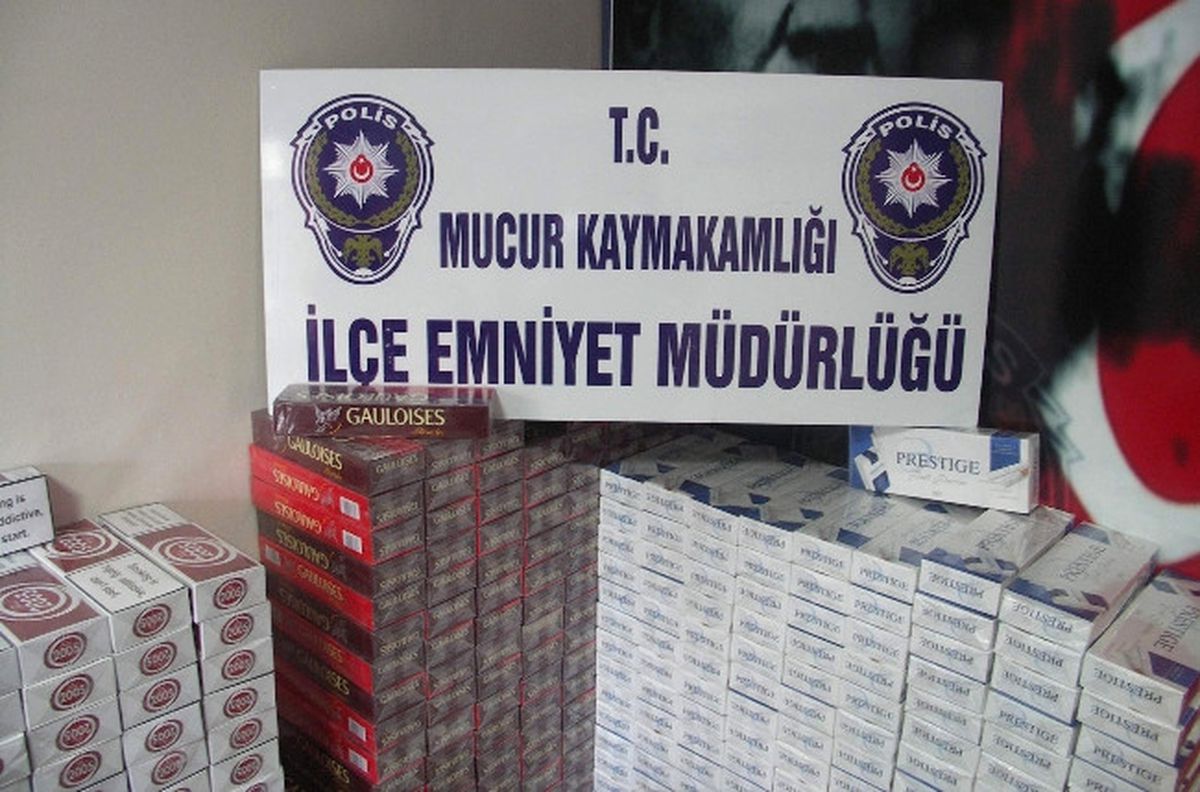 Mucur İlçesinde Kaçak Sigara Operasyonu