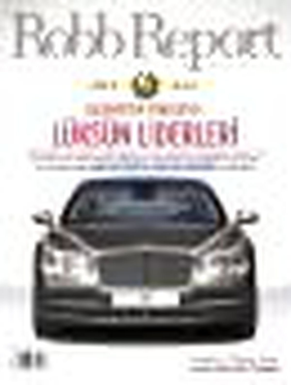 Robb Report Lüks Stil Dergisi - Temmuz 2013 Kitabı