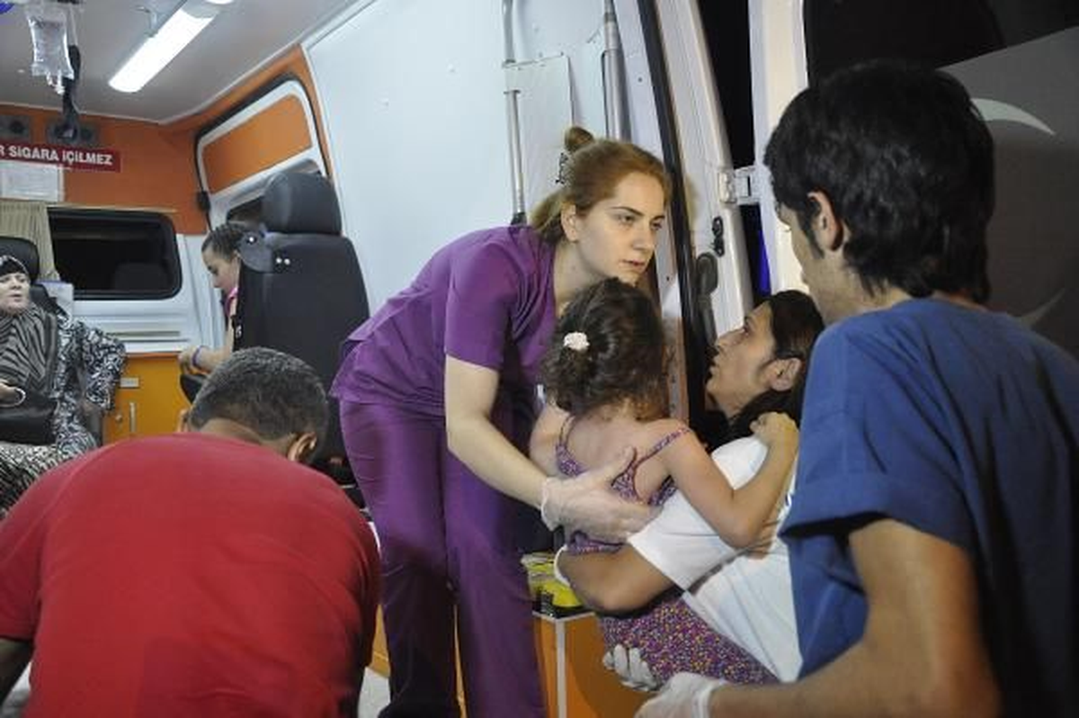 Samsun\'da Trafik Kazası: 14 Yaralı