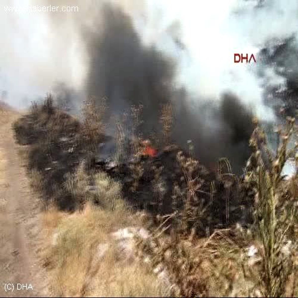 Simav\'da Çöp Depolama Alanında Yangın