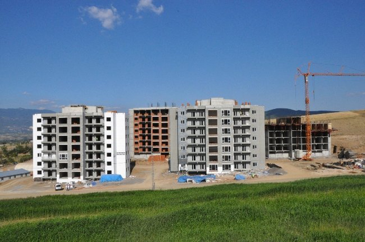 Tepe Şehir Yeni Hayat Evleri Hızla Yükseliyor