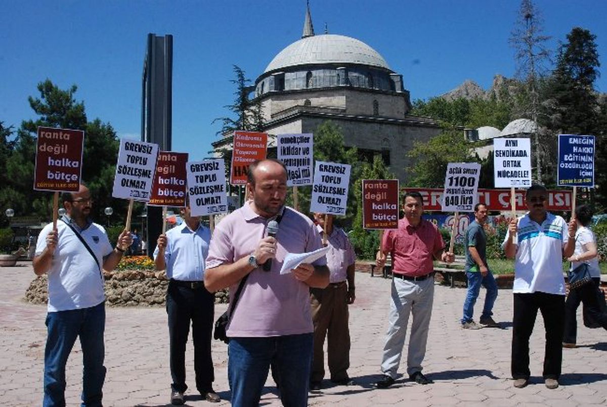 Tokat\'ta Toplu Sözleşme Eylemi