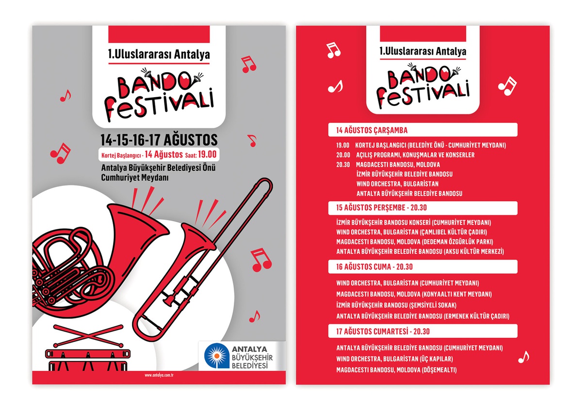 Türkiye\'nin İlk "Bando Festivali" Antalya\'da Yapılacak