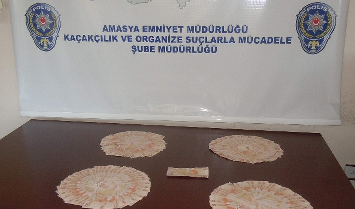 Amasya\'da Sahte Para Operasyonu