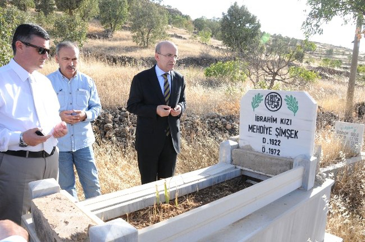Maliye Bakanı Şimşek, Anne ve Babasının Mezarını Ziyaret Etti