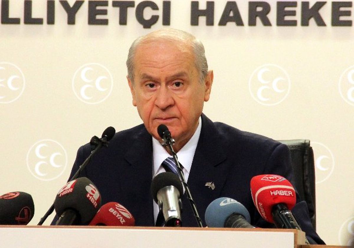 MHP Lideri Bahçeli\'nin Basın Toplantısı (1)