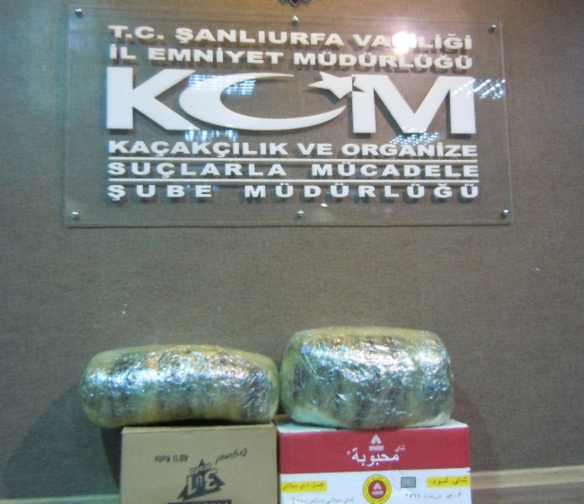 Şanlıurfa\'da 893 Kilo Esrar Ele Geçirildi