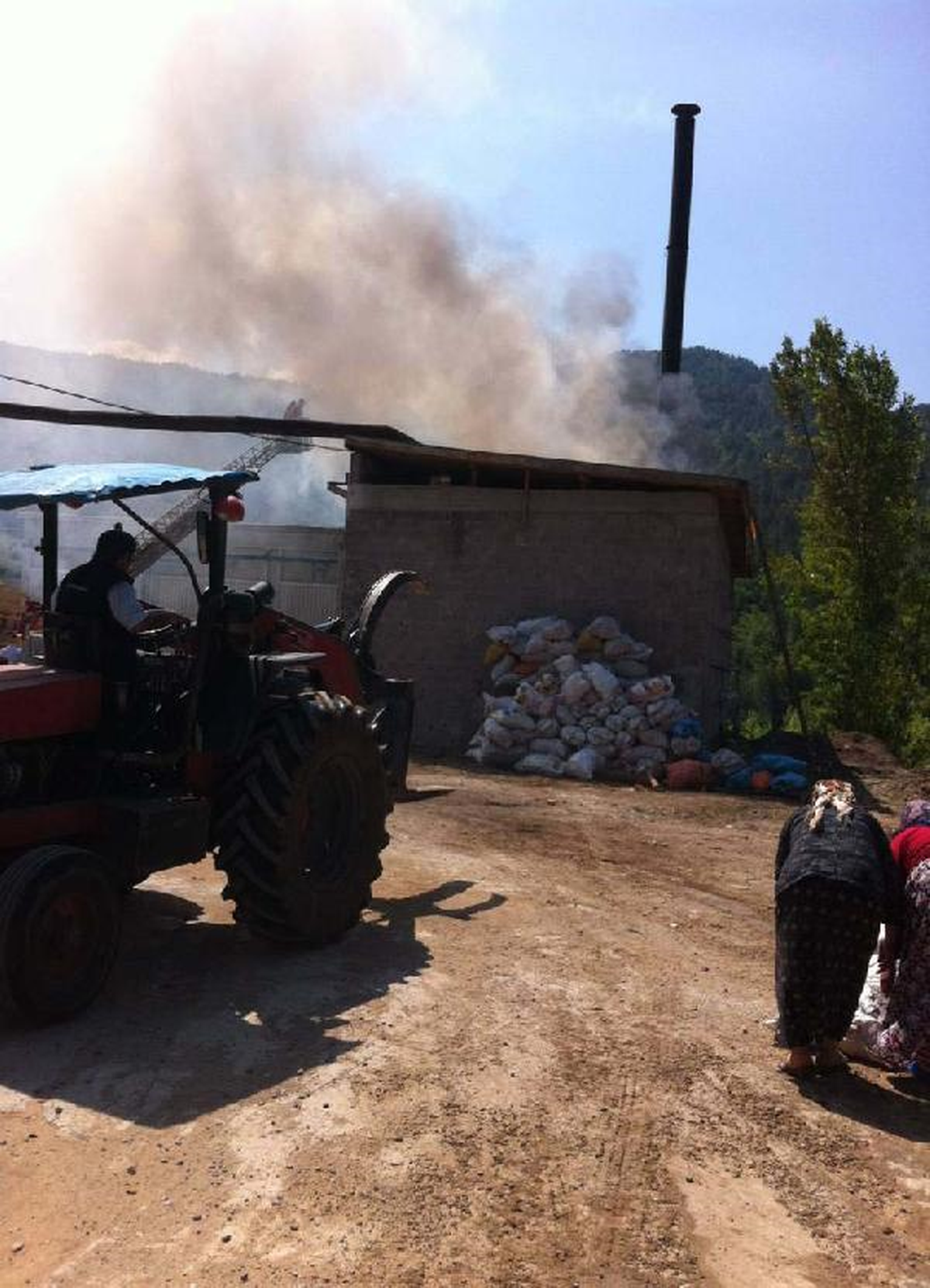 Kereste Fabrikası Yandı