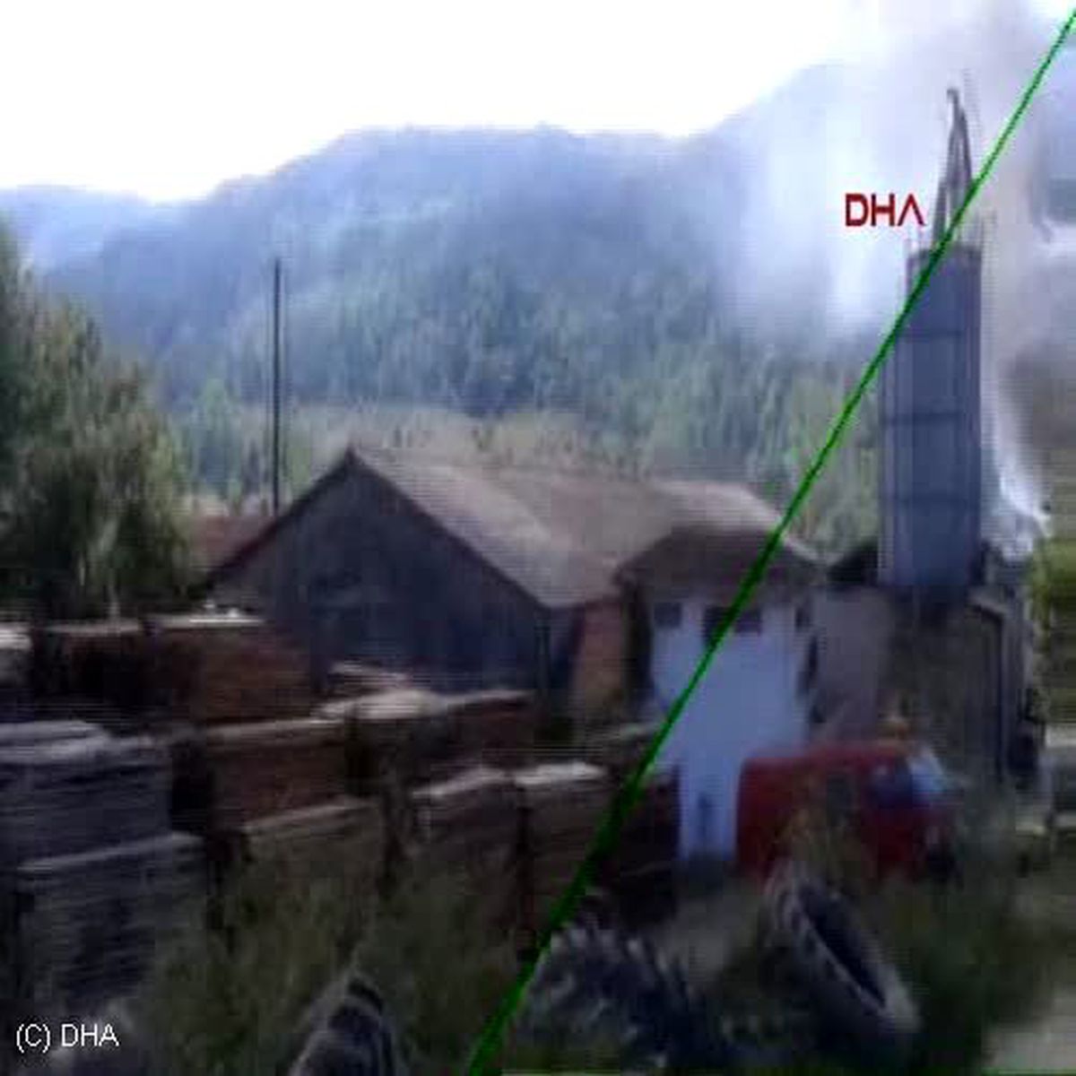 Kereste Fabrikası Yandı