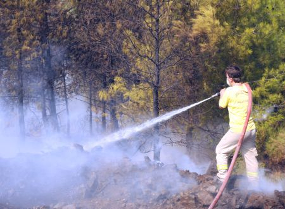 Kumluca\'daki Orman Yangı Kontrol Altına Alındı