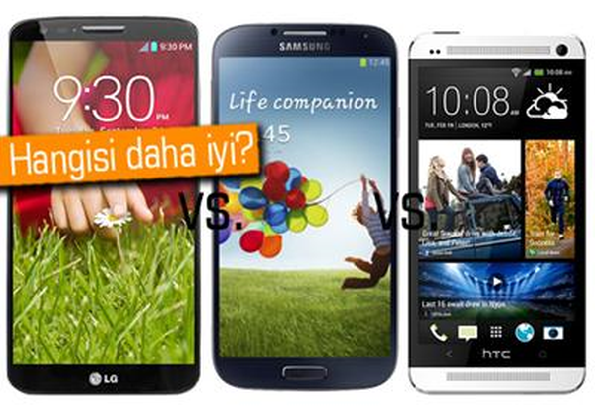 Lg G2, Galaxy S4 ve Htc One Karşısında