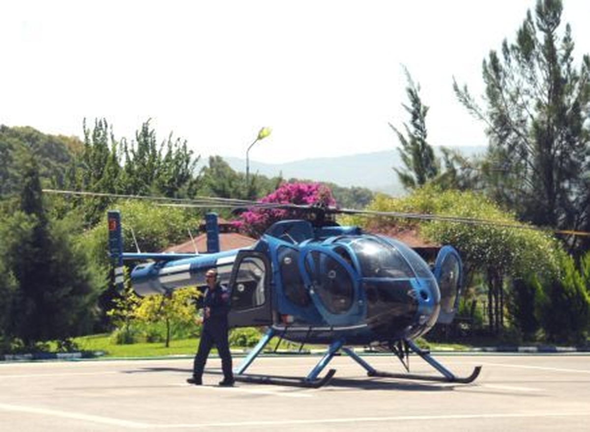 Muğla\'da Tatilcilere Havadan Trafik Denetimi