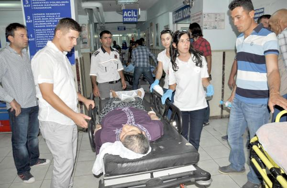 Terastan Düşen Kadın Ağır Yaralandı