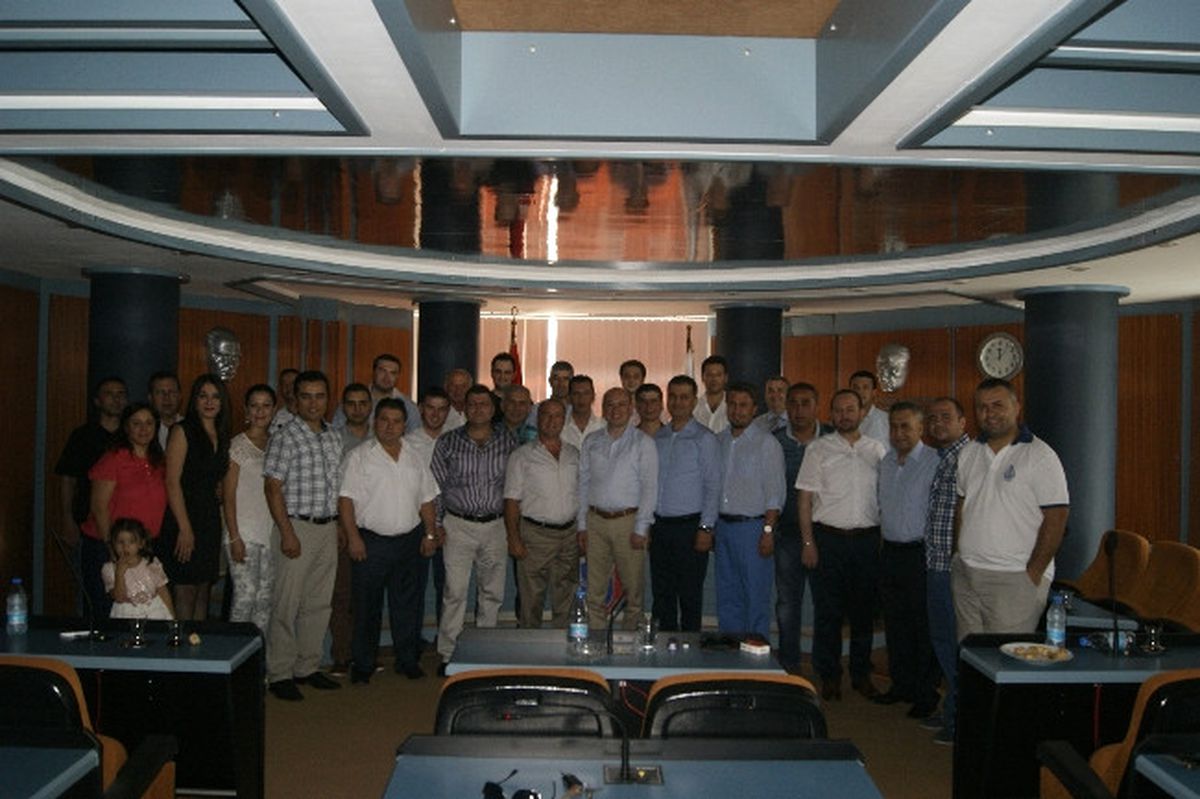 Ayto Yönetimi Odada Bayramlaştı
