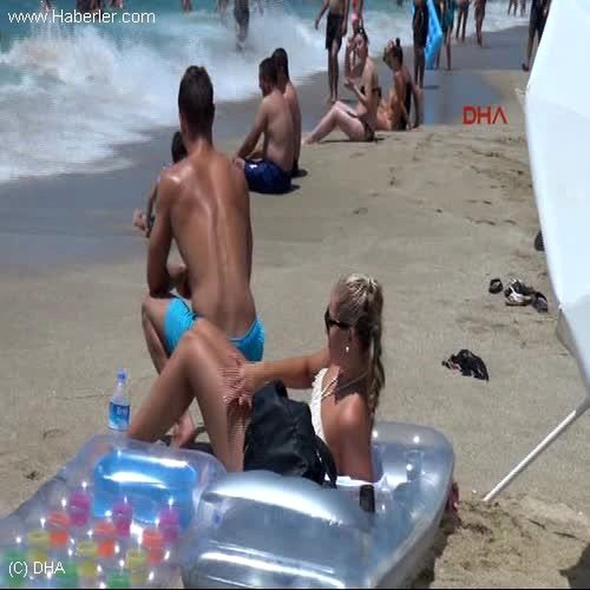 Alanya Sahillerinde Bayram Bereketi