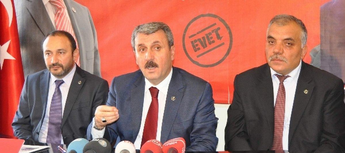 BBP Genel Başkanı Mustafa Destici Açıklaması