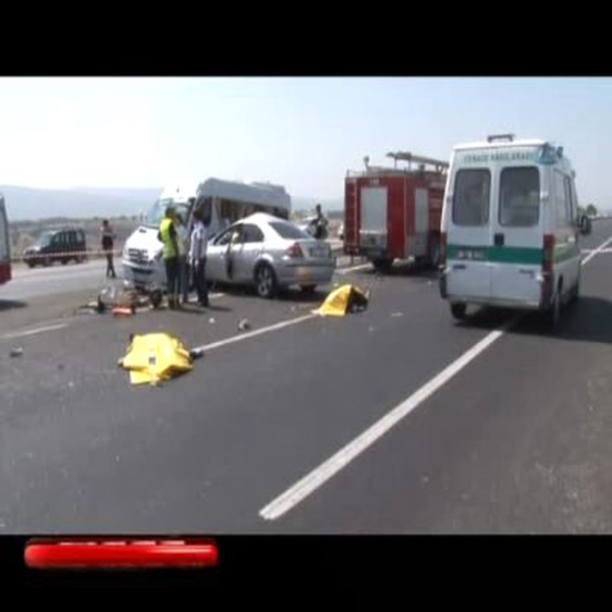 Bursa\'da Feci Trafik Kazası