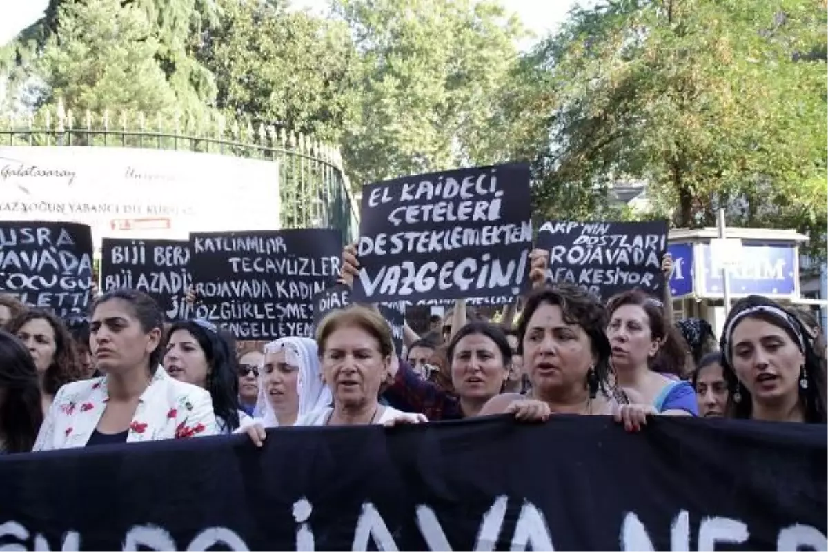 Kadınlardan \'Rojava\' İçin Eylem...