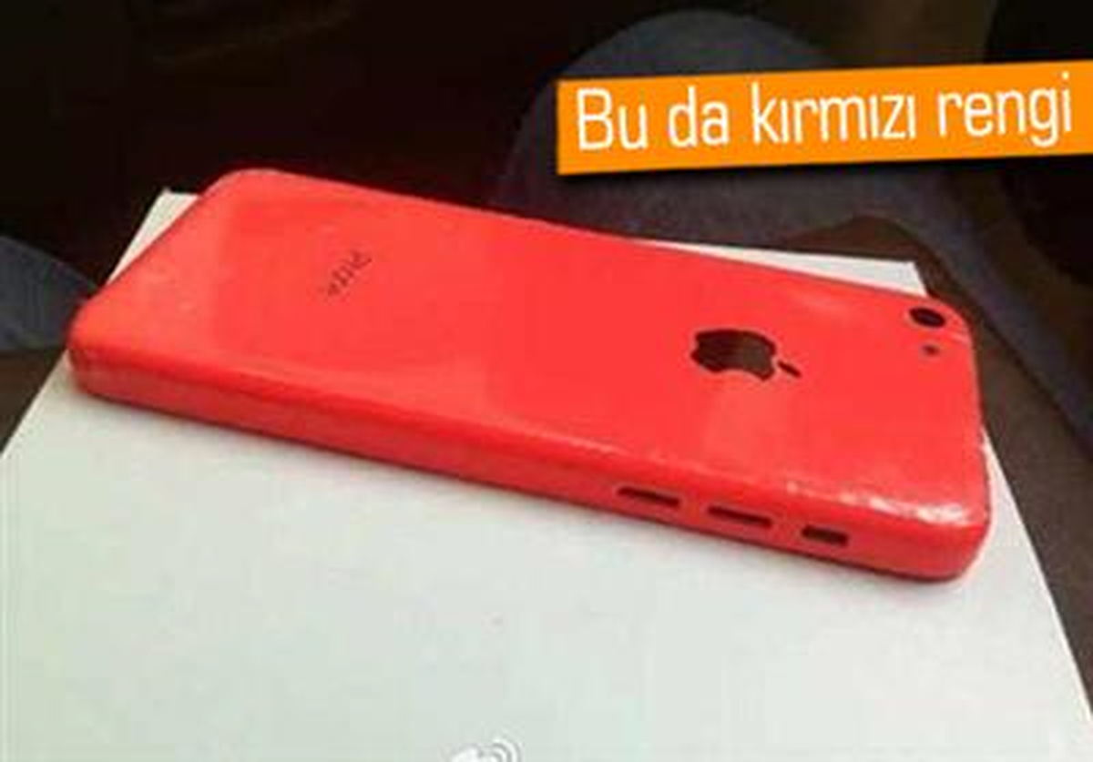 Kırmızı Renkli İphone 5c Görüntülendi