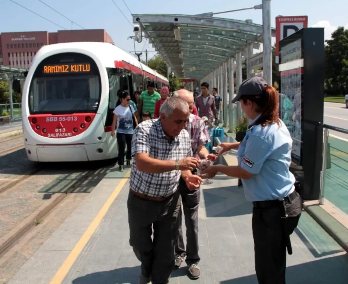 Samulaş Yolcuları ile Bayramlaştı