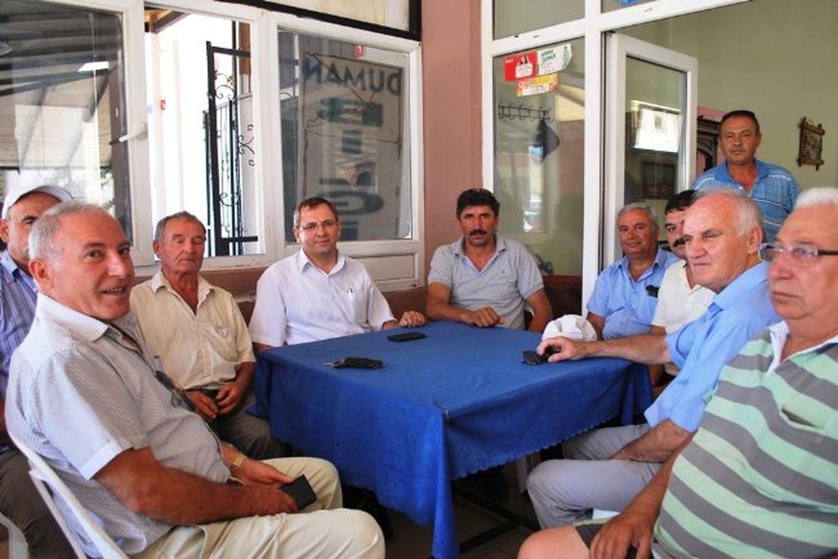 Başkan Ergin, Sarımsaklı\'da Dernek Üyeleriyle Bayramlaştı