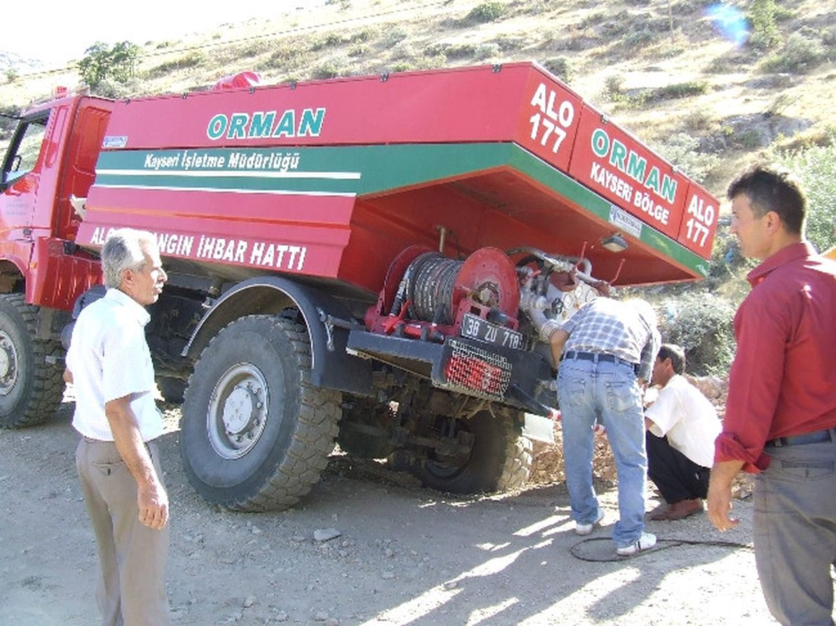 Yahyalı\'da Yangın